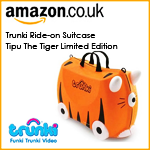 Trunki Ride-on Suitcase Tipu The Tiger Limited Edition